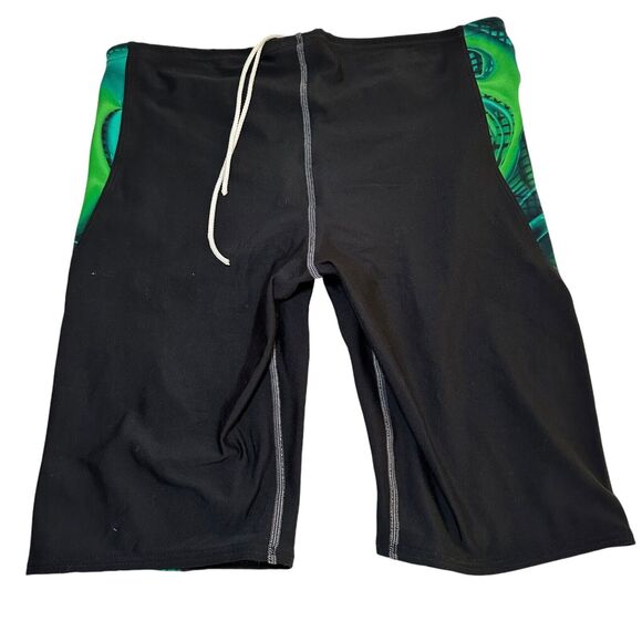 Speedo Compression Endurance Jammer Bike Shorts Men's Size 36 Cycling Running - Picture 2 of 3